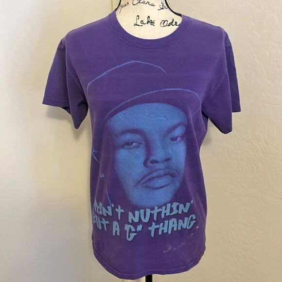 Dr Dre Ain’t Nuthing But A G Thang Purple Graphic Shirt - Picture 1 of 10